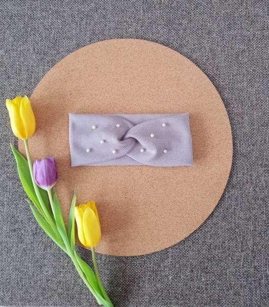 16KF damska opaska na głowę Marija - fiolet