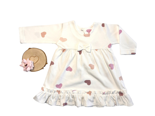 Sukienka dziewczęca Mamatti SK15036 – 100% bawełna | Komfort i styl | Polska produkcja