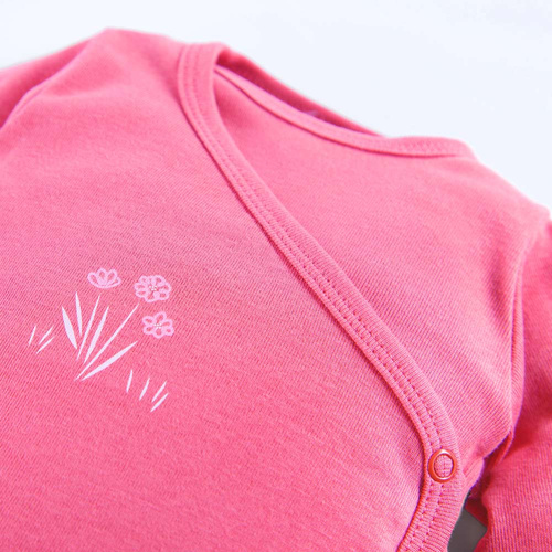 Animals Body rozpinane z długim rękawem Eevi - ciemny różowy