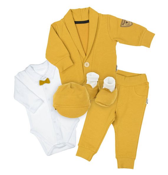 169404 Komplet 5-częściowy "Mix" Nicol - musztardowy