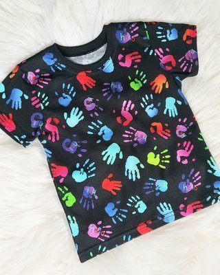 "Piątki" Koszulka dziecięca krótki rękaw Bambarillo granatowy