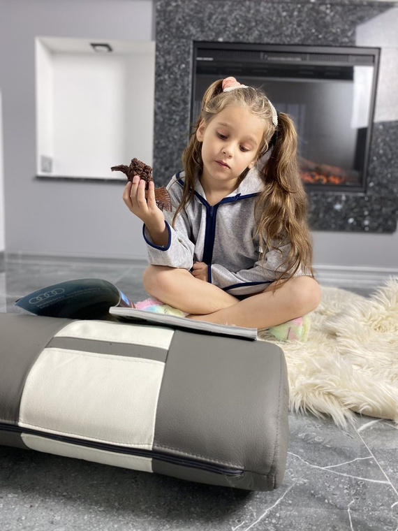 374 / 375  Desiree Szlafrok dziecięcy - szary