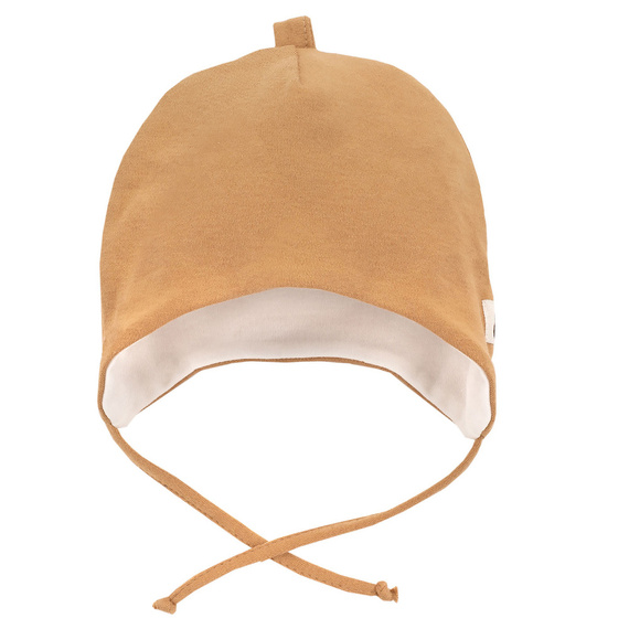 Tres Bien Wiązana Czapka niemowlęca Pinokio - żółty