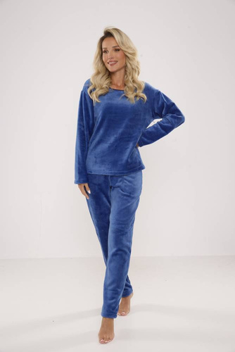 669 Soft Piżama damska De Lafense - jeans