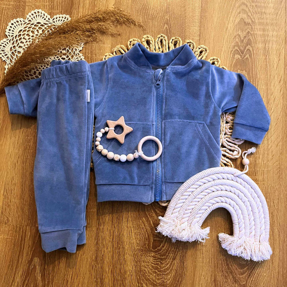 DV162 Velvet Komplet dresowy dziecięcy Mamatti