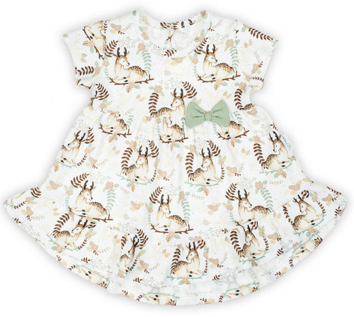 187166 Sukienka bawełniana "Bibi" Nicol - kremowy