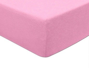 Prześcieradło frotte z gumką 005 Darymex różowy