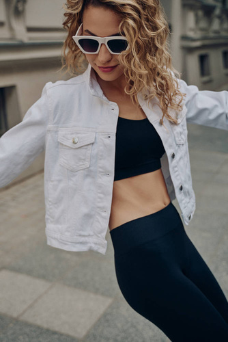 Seamless top tank Koszulka damska Gabriella czarny 