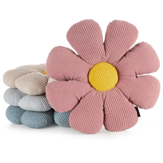 Flower 40 Poduszka dekoracyjna kwiatek Eurofirany srebrny