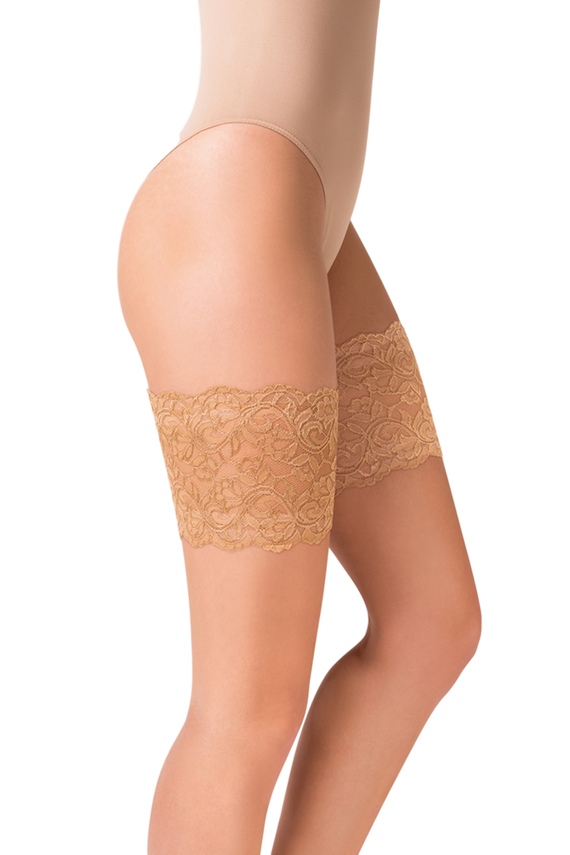 509 Opaska na uda koronkowa Gabriella nero/czarny opaski