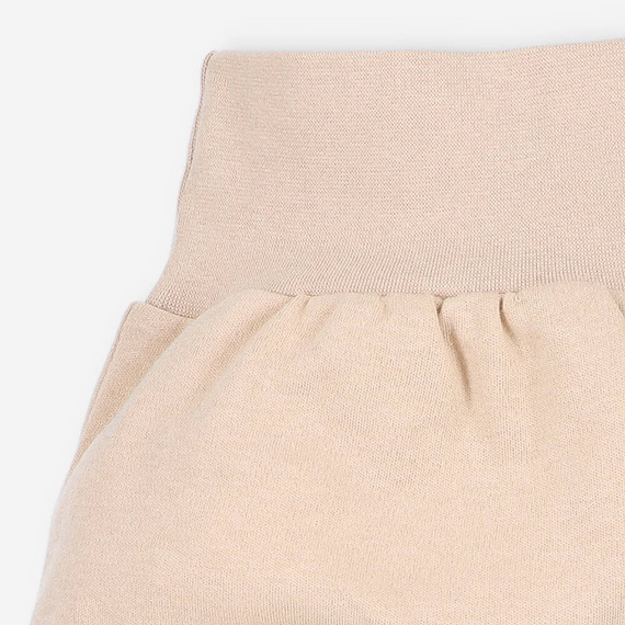 ABN-5330/BEZ Półśpiochy z bawełny organicznej Nini beżowy 