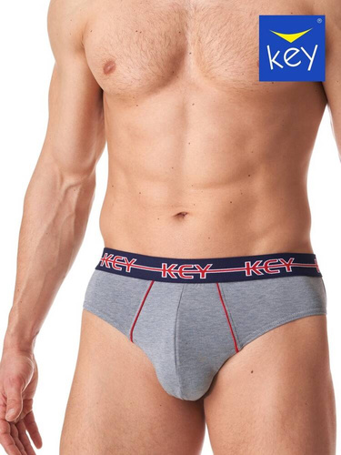 MPP 177 Slipy męskie 2-pak Key- szary granatowy