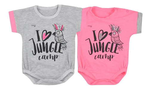 Body niemowlęce krótki rękaw "ARA" Koala szare