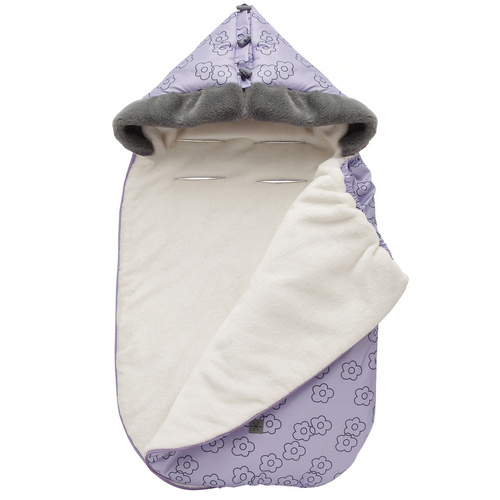 Winter Śpiworek do fotelika Pinokio - lilowy