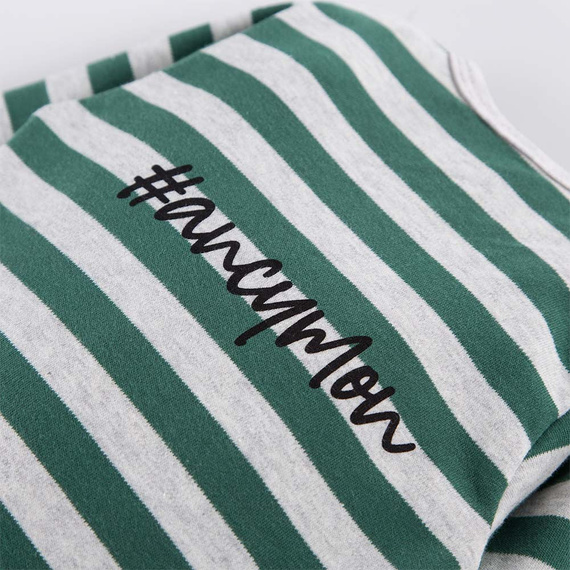 Ancymon Pajac niemowlęcy 2-pak Eevi - szary/zielony