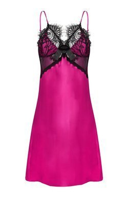 Beatrice Halka satynowa koszulka damska DKaren - pink