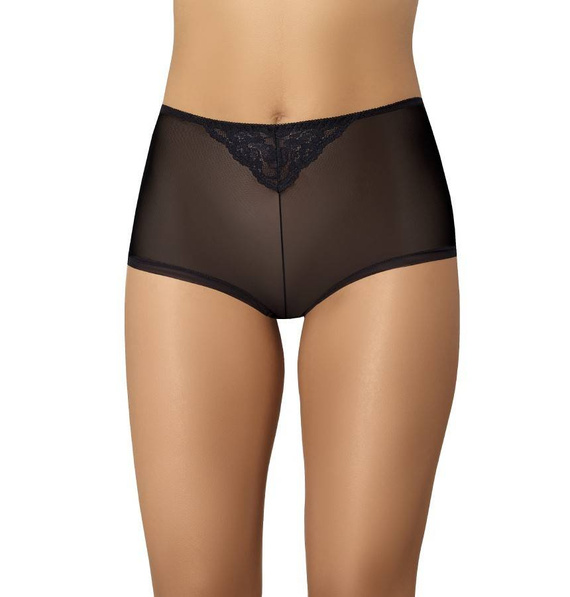 320 Franceska Figi z wysokim stanem Teyli - czarny