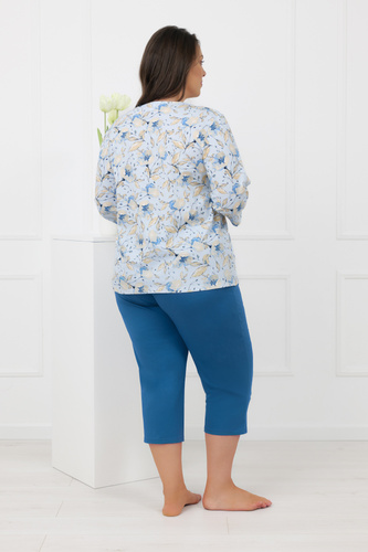 Piżama damska Celozja Italian Fashion 100% bawełna rękaw 3/4 spodnie 3/4