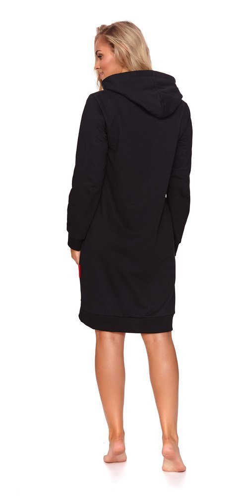 4136 Szlafrok damski Doctor Nap - black