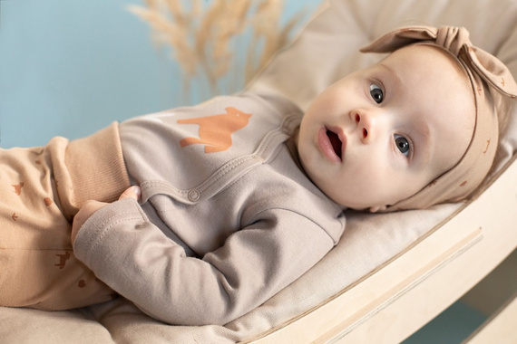 Wooden Pony Rozpinane body Pinokio - beż