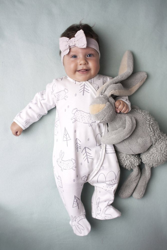 Pajac niemowlęcy "ORGANIC FOREST" Makoma