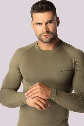 Alpha Bluzka termoaktywna męska długi rękaw Spaio forest green