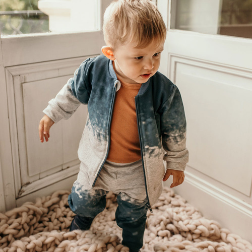 Jump Spodnie dresowe Eevi - szary/niebieski