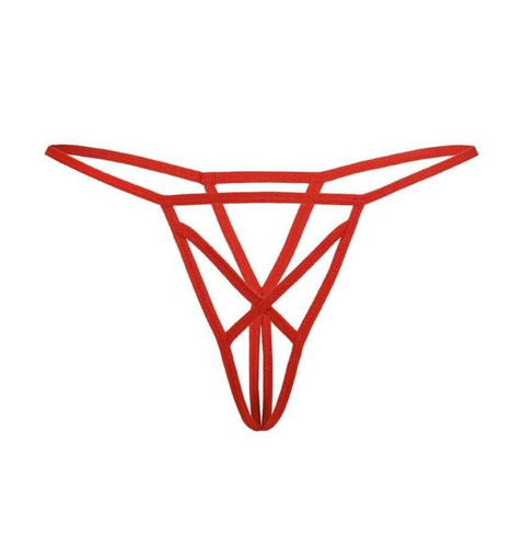 3113 Mendi Stringi z otwartym krokiem Teyli red