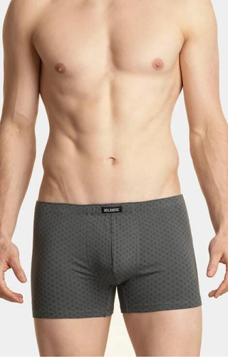 3MH-025/09/10 A'3 Bokserki męskie Atlantic grafitowy-khaki-czarny