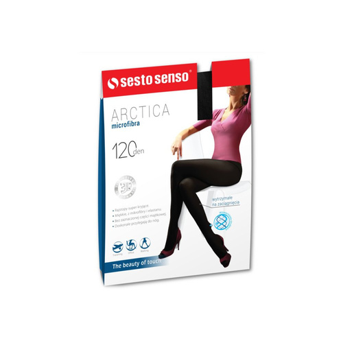 Arctica Rajstopy kryjące 120 den Sesto Senso- grafitowy