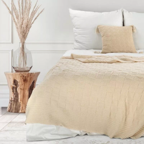 Pled 2 Koc narzuta Eurofirany beżowy