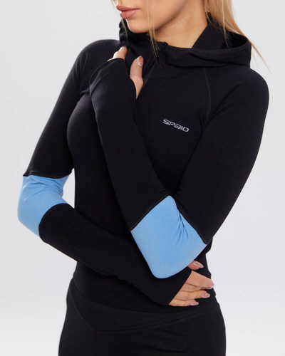 Adapt bluza sportowa damska Spaio linchen blue/black 