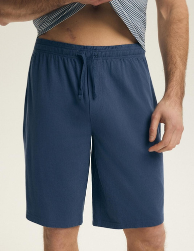 Henderson 44611 Poke piżama męska bawełna krótki rękaw komfort niebieska