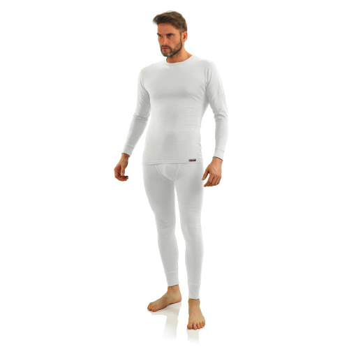 123 Koszulka z długim rękawem Sesto Senso- biały 