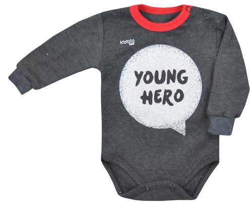 Body niemowlęce "HERO" Koala szare