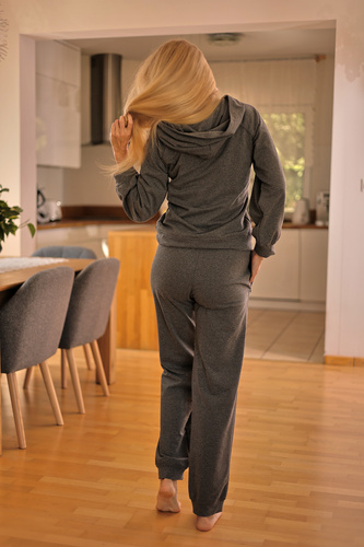 Brav dres damski Mirale | Wygodny komplet z bawełny | Polska produkcja - grey