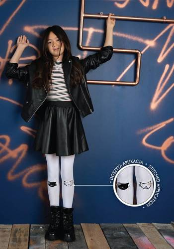 2219 Mimmy Rajstopy Dziewczęce Knittex bianco