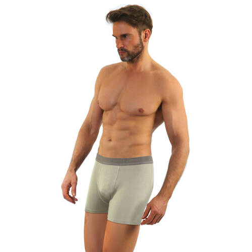 BM02 Cougar Bokserki męskie Sesto Senso - jasnobeżowy