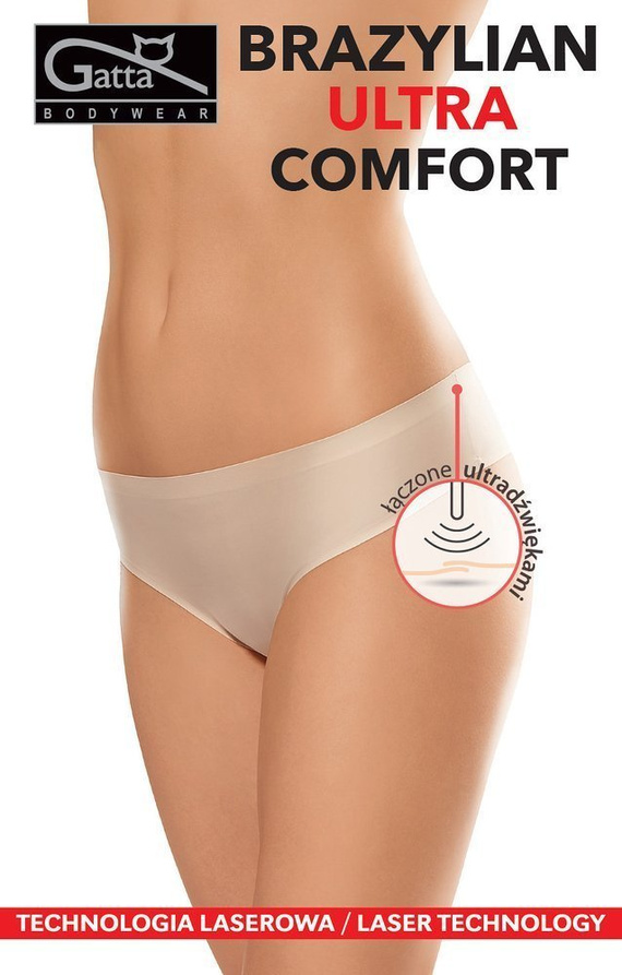 41592 Brazylian Ultra Comfort Figi bezszwowe Gatta- beżowy