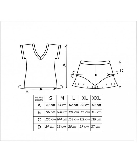 Nicola 1/2 Piżama damska Donna -oliwkowy