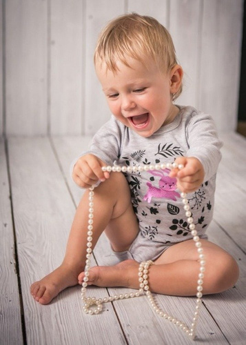 Body "CUDEŃKO" różowy