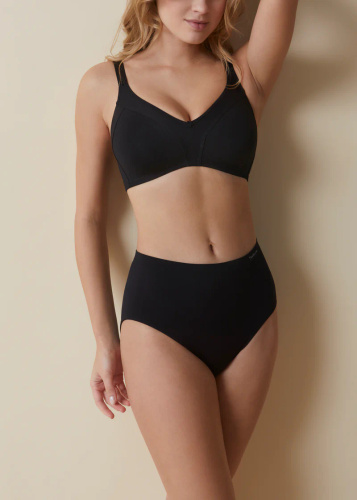 Blanca Biustonosz Soft Selene Czarny – Miękki, Bez Fiszbin, Koronkowy, Komfortowy