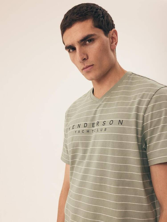 42635 Deli Piżama Męska Premium Henderson - zielony