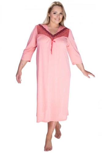 86585 Diana Love koszula nocna damska Mewa koralowy