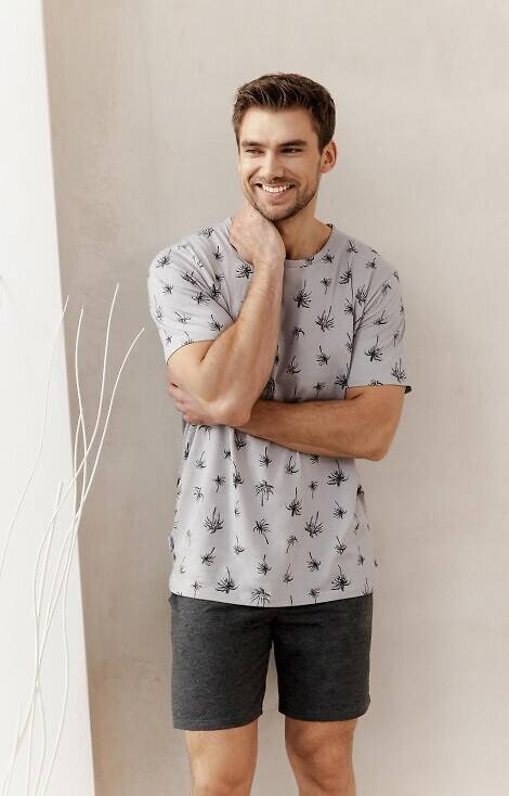 3391 Archie Piżama męska Taro - palmy