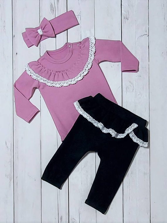 Eliza Spodnie niemowlęce Bambarillo czarny