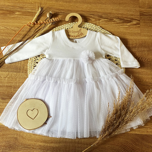 SB050 Sukienkobody z długim rękawem Mamatti