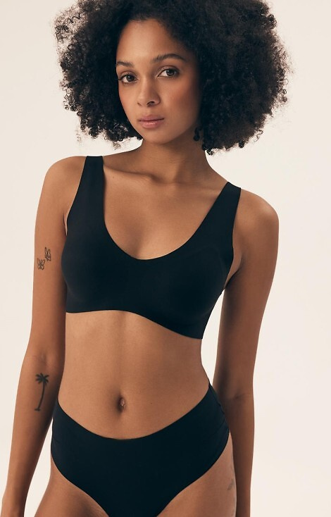 42850 Bake biustonosz bezszwowy Henderson - czarny