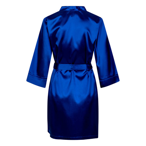 Vesna Szlafrok damski satynowy ByShelly - chabrowy