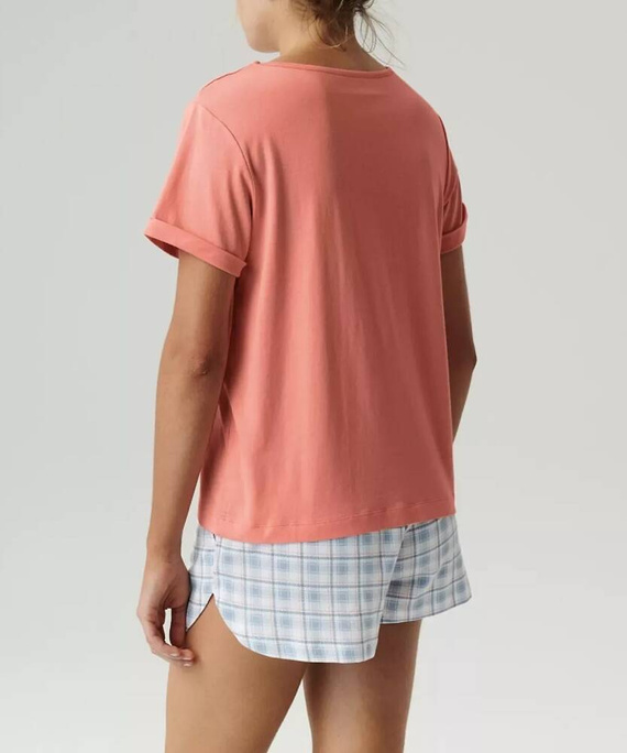 NLP-497 Piżama Damska Atlantic-koralowy